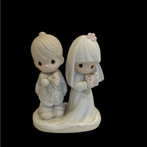 Charming Precious Moments Wedding Couple Figurine